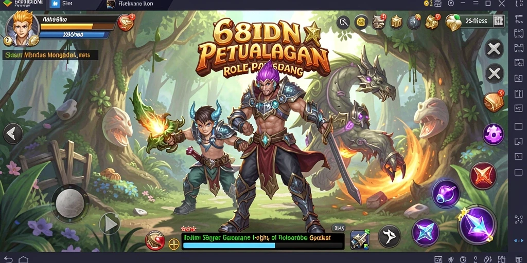 Screenshot gameplay ARPG yang menarik dari 68IDN.