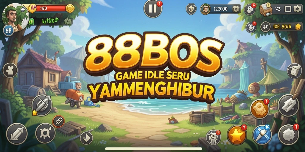 Tampilan gameplay seru dari 88BOS dengan elemen Idle yang menarik.