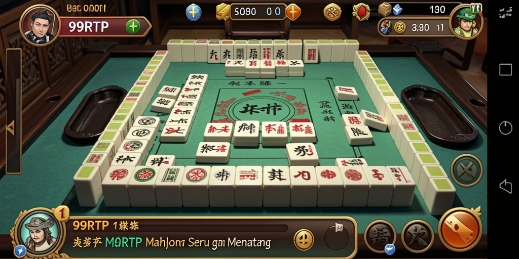 Tangkapan layar gameplay 99RTP menampilkan pengalaman bermain Mahjong yang menantang.