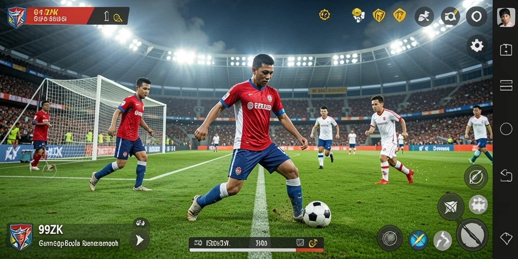 Tampilan gameplay intens dari 99ZK saat pertandingan berlangsung.