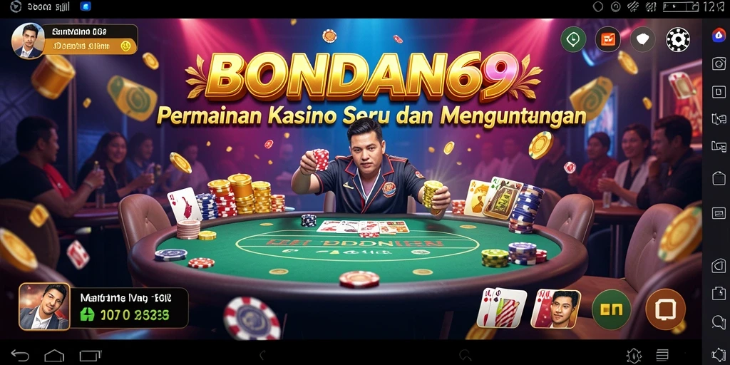 Tampilan gameplay BONDAN69 yang menarik dan seru di Kasino.