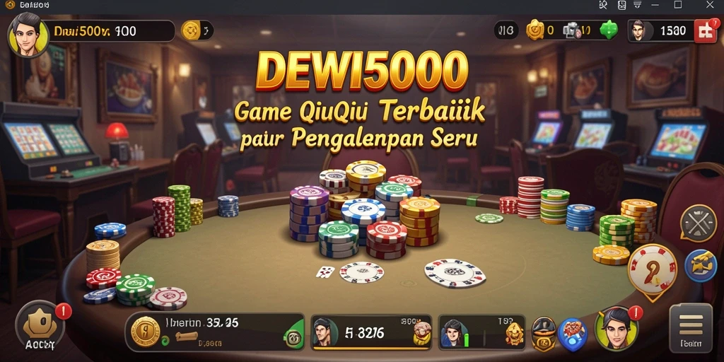 Gameplay seru DEWI5000 dalam permainan QiuQiu.