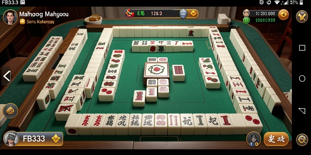 Tampilan gameplay FB333 yang menakjubkan dan menarik di Mahjong.