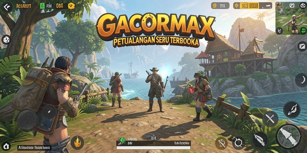 Tampilan gameplay GACORMAX yang menakjubkan dalam dunia terbuka.