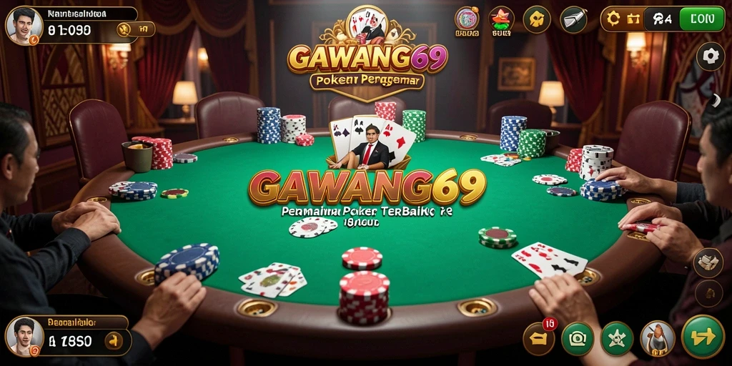 Tampilan gameplay GAWANG69 yang seru dengan fitur poker menarik.
