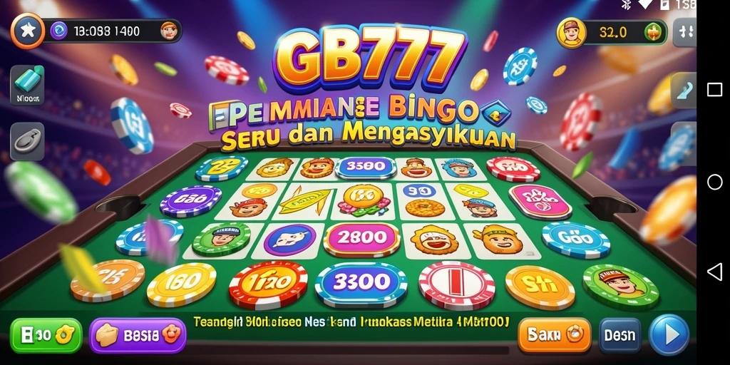 Tampilan gameplay seru dari aplikasi Bingo GB777.