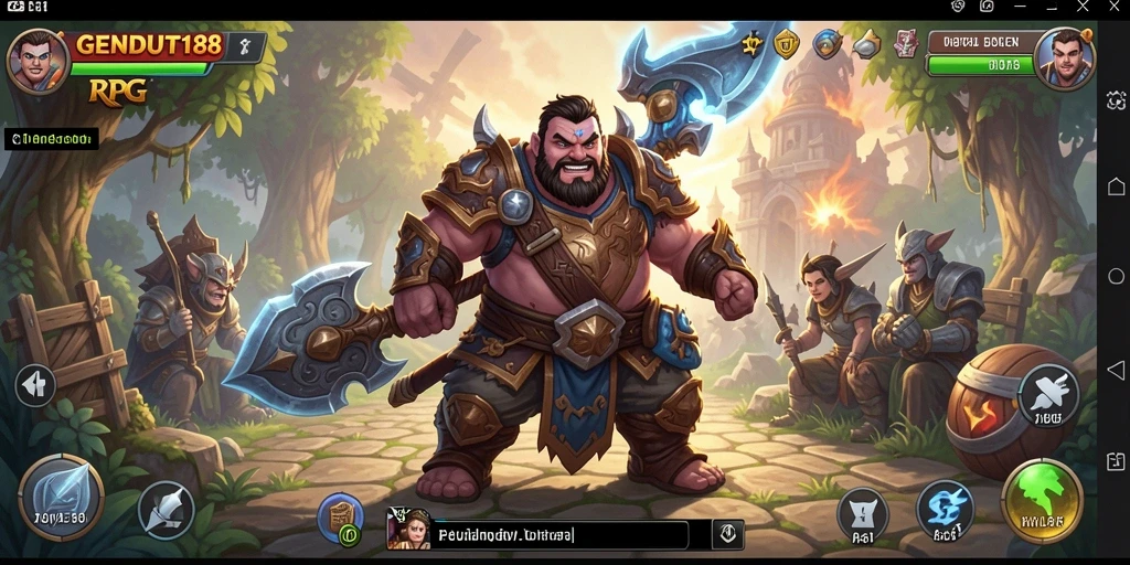 Tampilan gameplay GENDUT188 yang mengasyikkan dan penuh action.