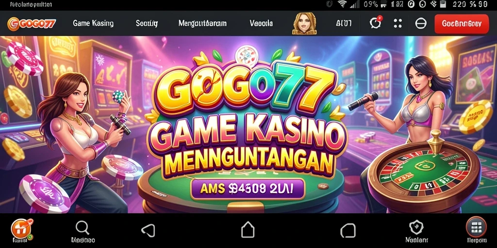 Tampilan gameplay Kasino GOGO77 yang menarik dan menghibur.