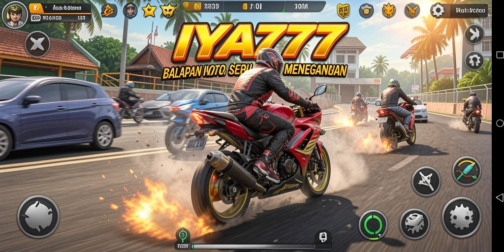 Gameplay seru dari balapan motor di IYA777.