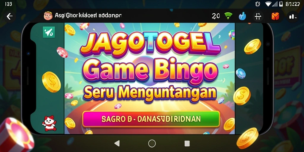 Tampilan gameplay Bingo yang seru di JAGOTOGEL.
