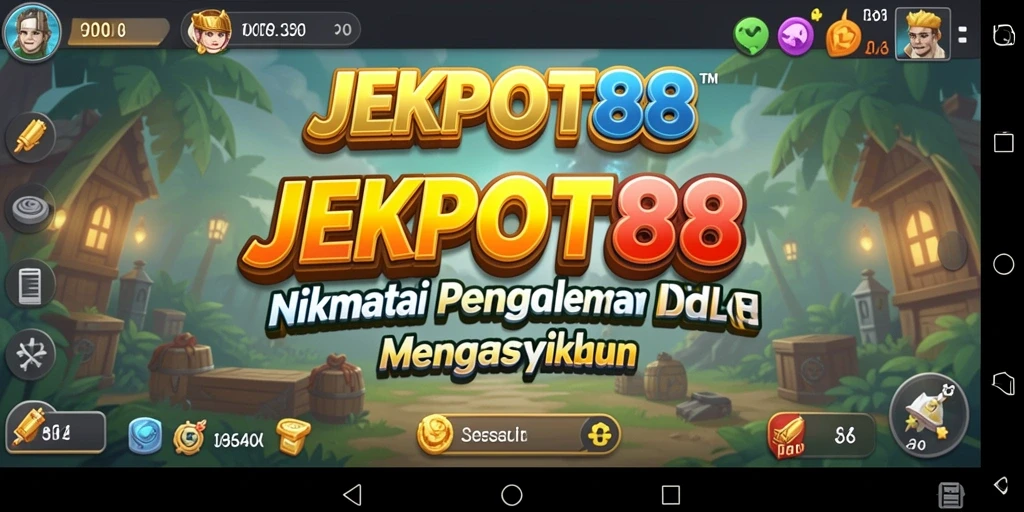 Tampilan gameplay mengasyikkan di JEKPOT88 dengan fitur Idle.