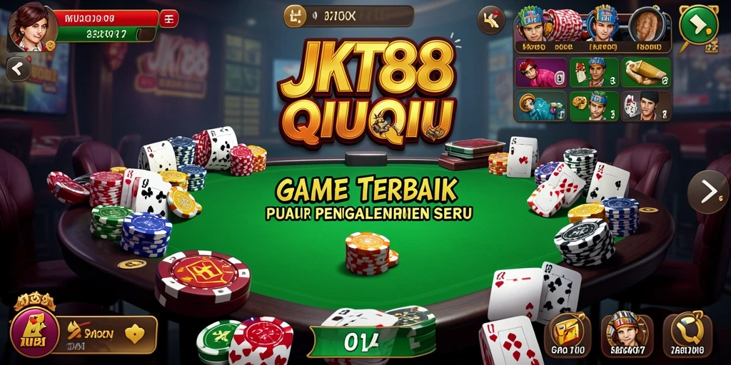 Tampilan gameplay QiuQiu yang menarik dan interaktif di JKT88.