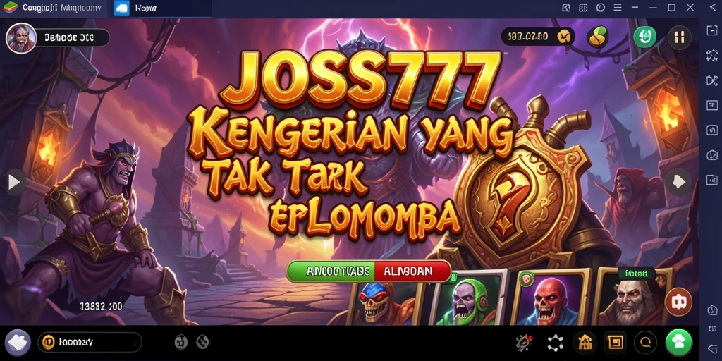 Gameplay menegangkan di JOSS777 dengan suasana kegelapan yang menyelimuti.