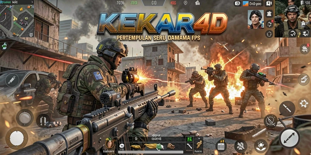 Tampilan gameplay seru dan mendebarkan di KEKAR4D.
