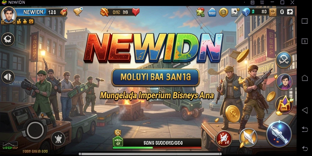 Tampilan gameplay NEWIDN yang menarik dan interaktif.