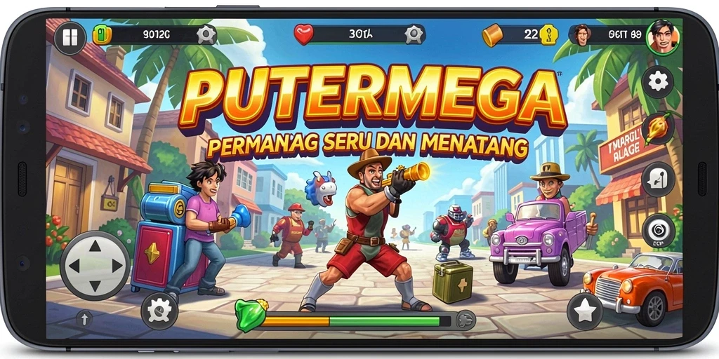 Gameplay seru dari PUTERMEGA yang penuh tantangan.
