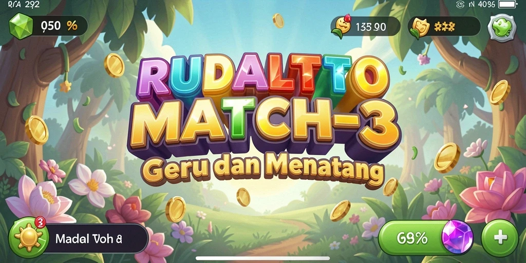 Tampilan gameplay RUDALTOTO yang menantang dan menarik.