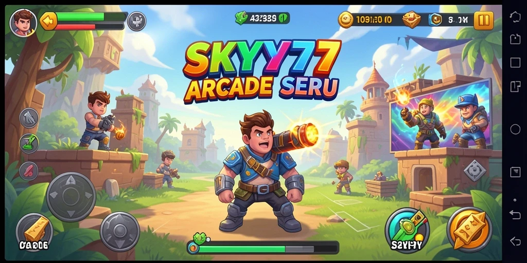 Screenshot gameplay <strong>SKY77</strong> menunjukkan aksi seru dan tantangan menarik.