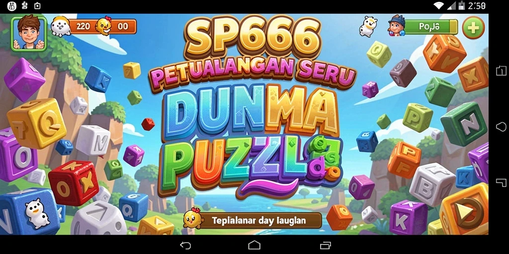 Tangkapan layar suasana gameplay seru dalam game Puzzle SP666.