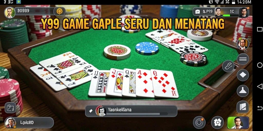 Gameplay menarik dari Y89 dengan komunitas Gaple yang aktif.